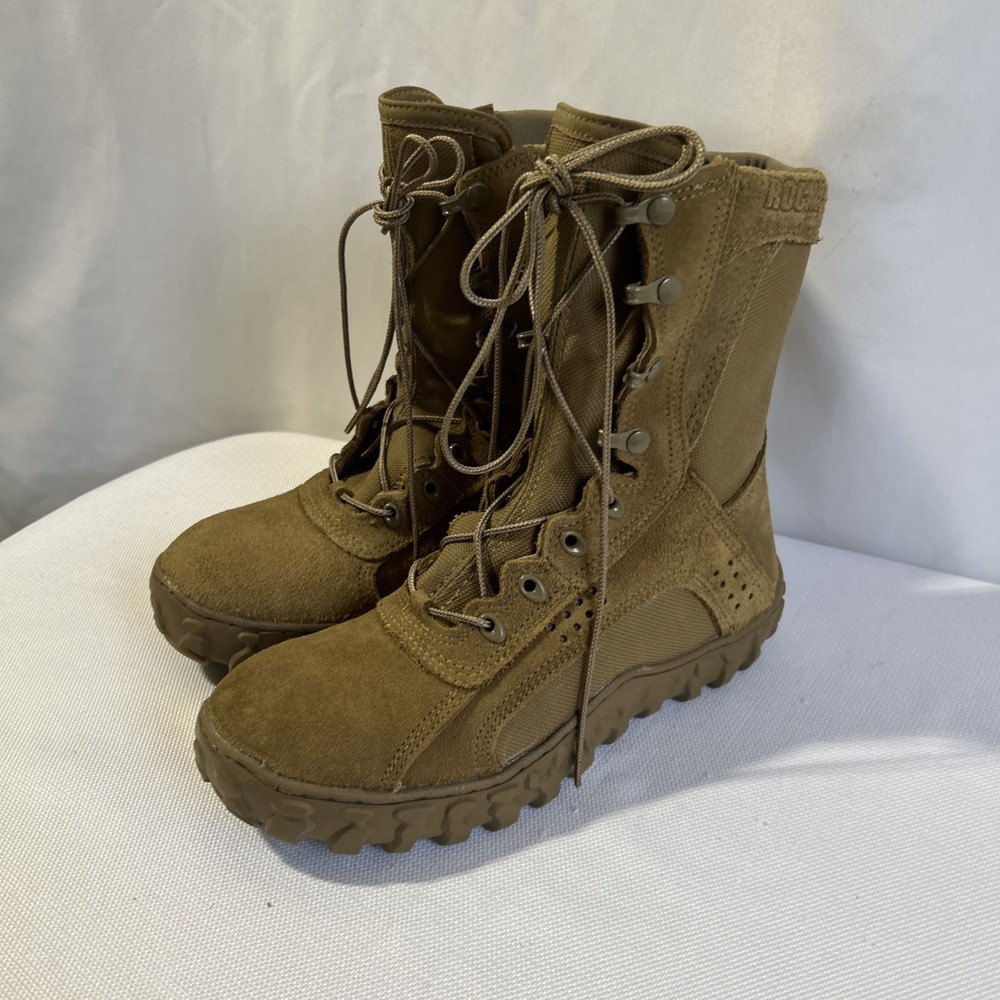 ROCKY S2V Special Ops Coyote Brown Tactical Military Boot Sz US 8.5 W Vibram